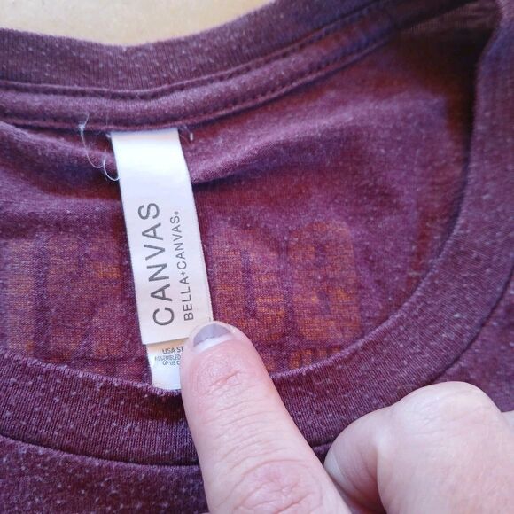 Bonnie And The Clydes Band T Shirt Size L Band Graphic Tee Marroon - Picture 5 of 8